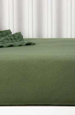 Organic cotton fitted crib sheet jersey