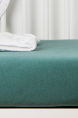 Organic cotton fitted crib sheet jersey