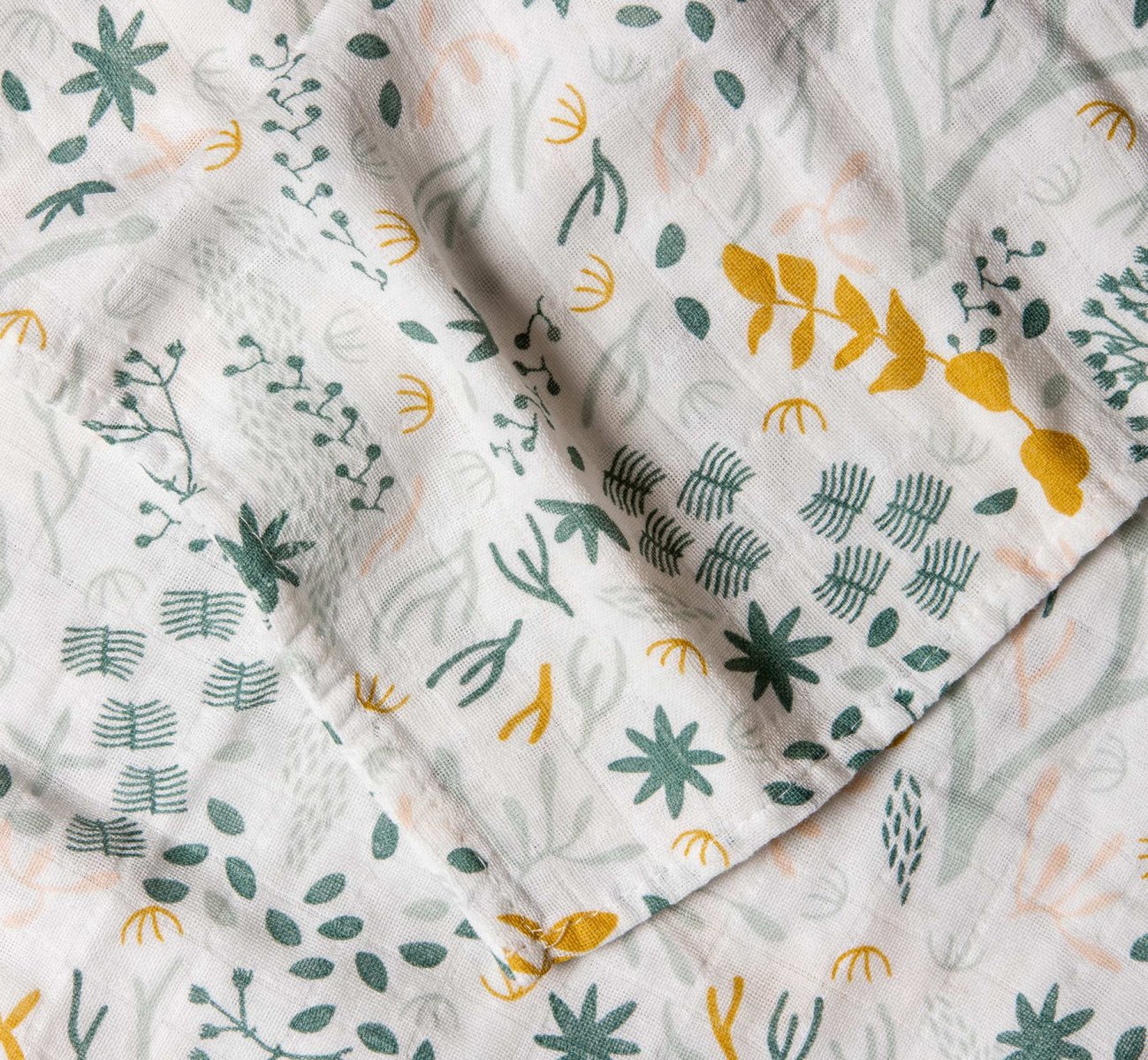 Couverture d'emmaillotage en coton bio - ultra douce et pratique