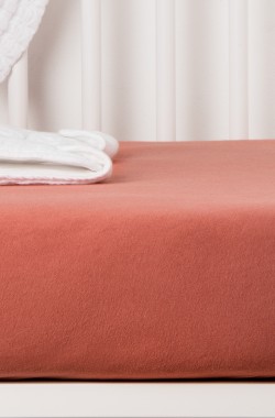 Organic cotton fitted crib sheet jersey
