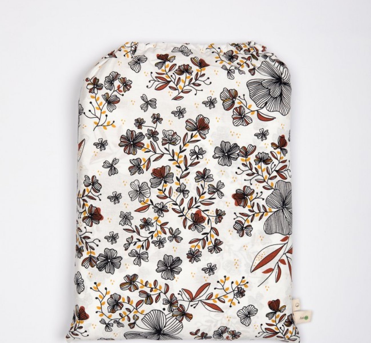 Organic Fitted Baby Sheet Flora - Limited Edition | Kadolis Canada