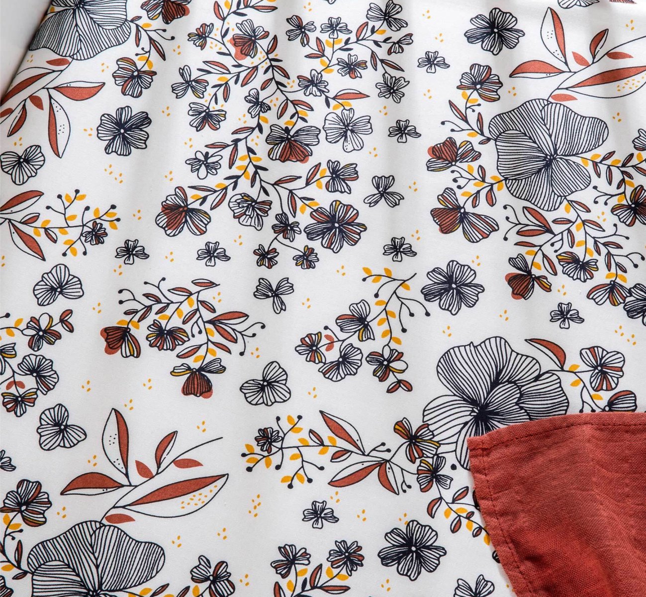 Organic Fitted Baby Sheet Flora - Limited Edition | Kadolis Canada