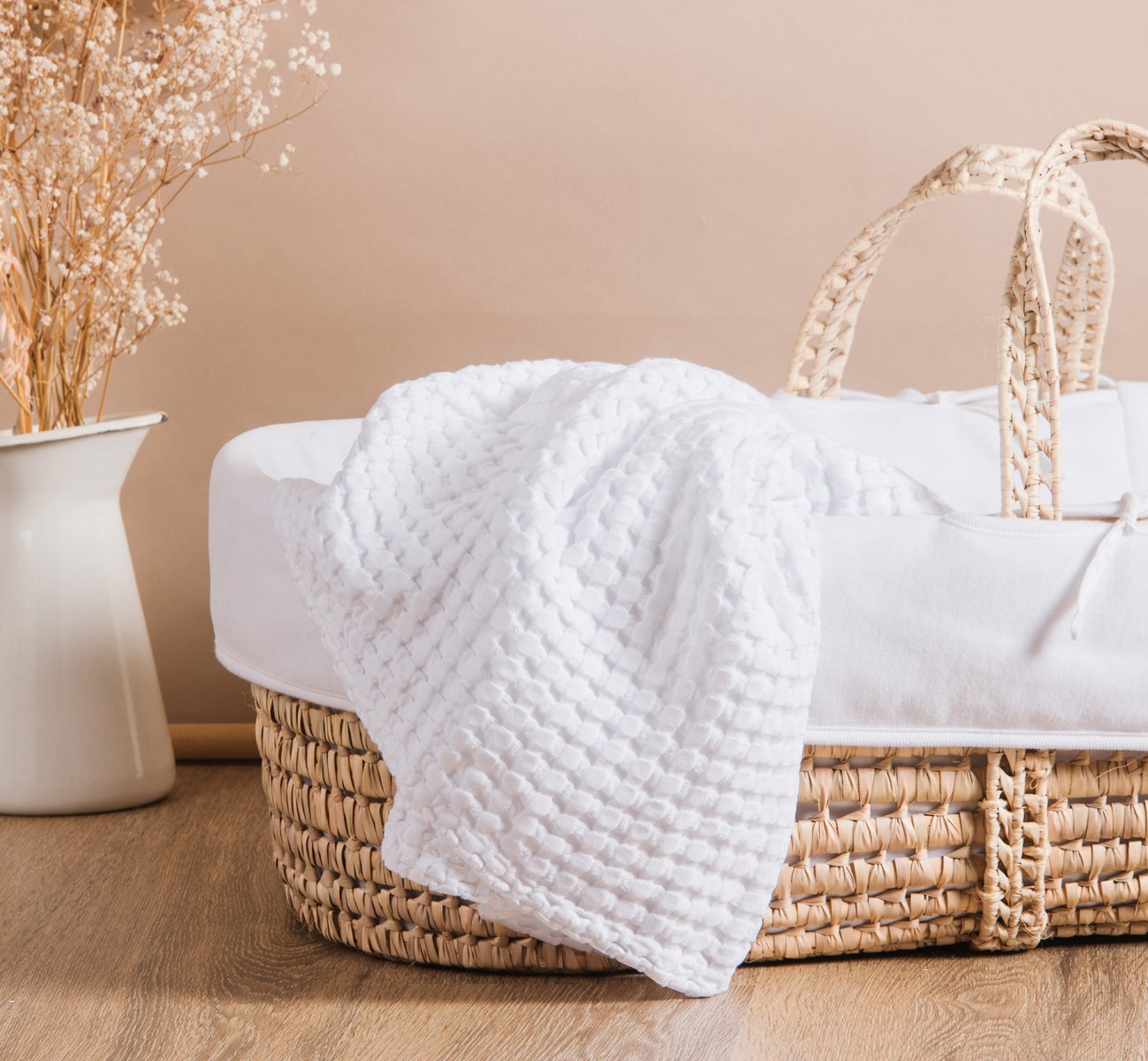 Jeté gaufré en coton bio - Commandez en ligne | Kadolis Canada