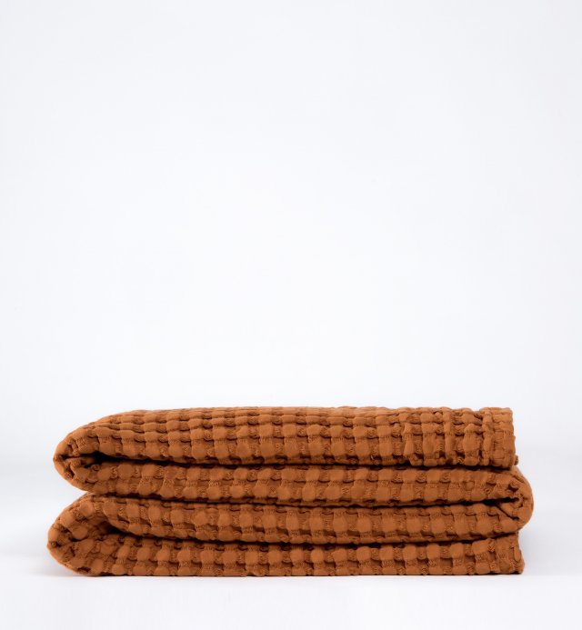 Organic Cotton Waffle Throw - Order Online | Kadolis Canada