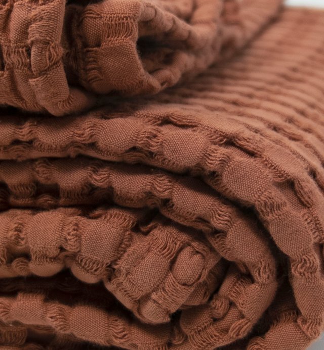 Organic Cotton Waffle Throw - Order Online | Kadolis Canada