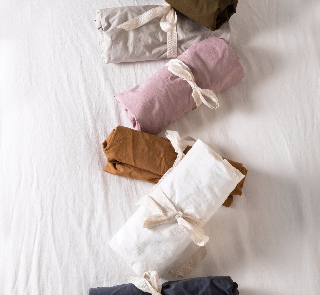 Drap contour bébé en percale de coton bio lavé | Kadolis Canada