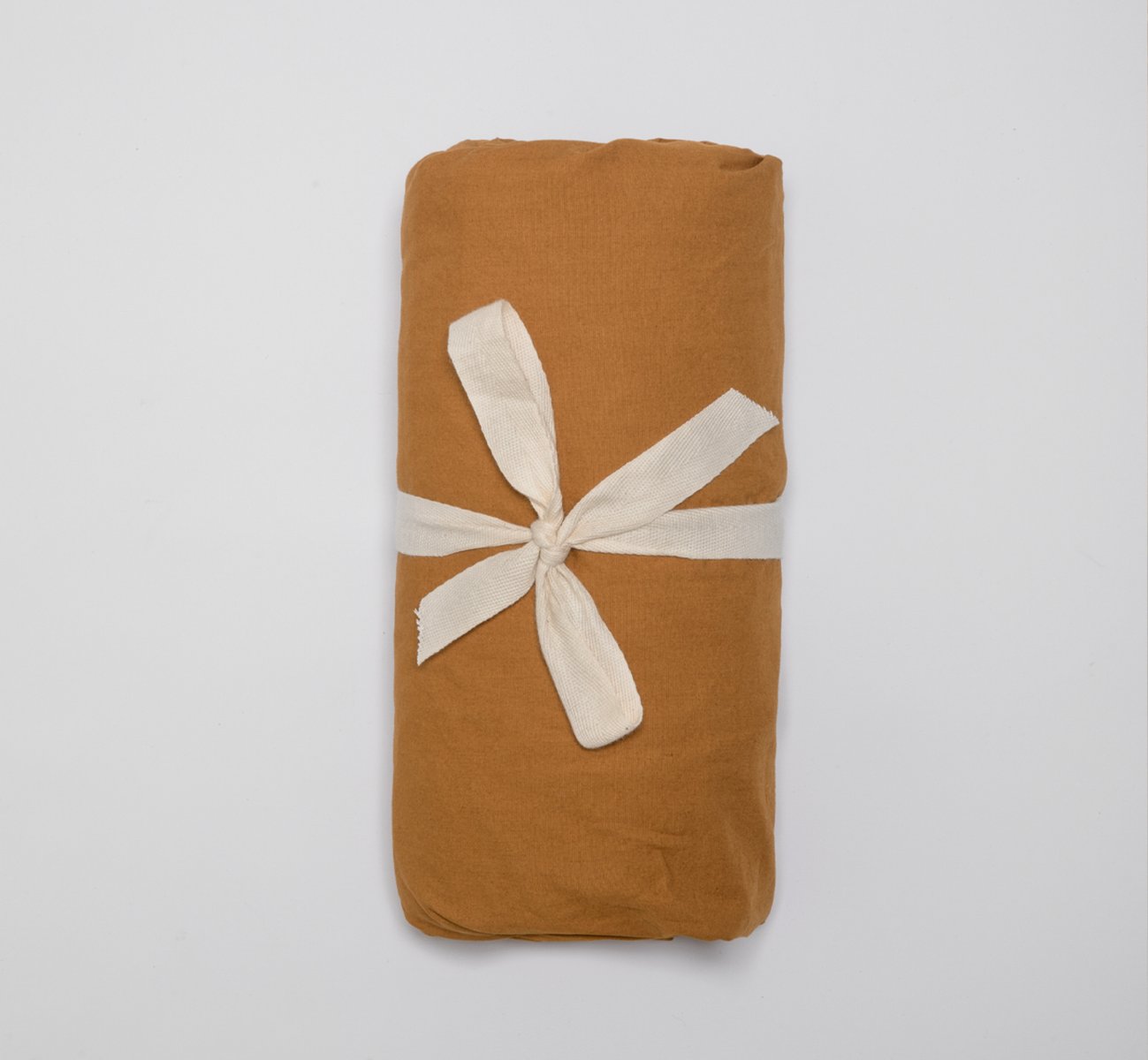 Crib fitted sheet in organic washed cotton percale | Kadolis Canada