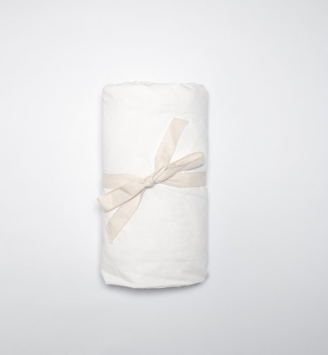 Drap contour bébé en percale de coton bio lavé | Kadolis Canada