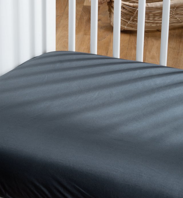 Drap contour bébé en percale de coton bio lavé | Kadolis Canada