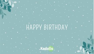 Joyeux anniversaire - EN